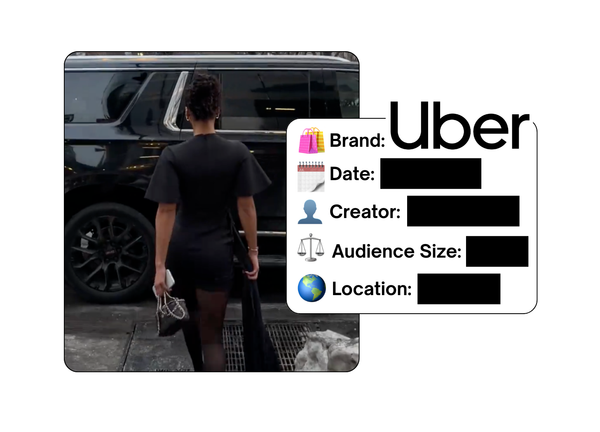 Spotted: Uber in a new paid collab