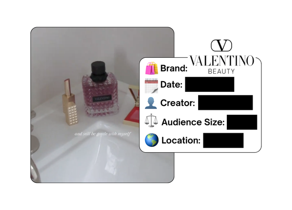 Spotted: Valentino Beauty in a new paid collab