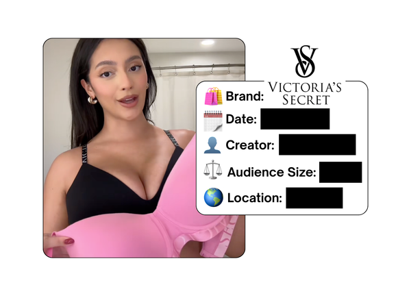 Spotted: Victoria’s Secret in a new paid collab