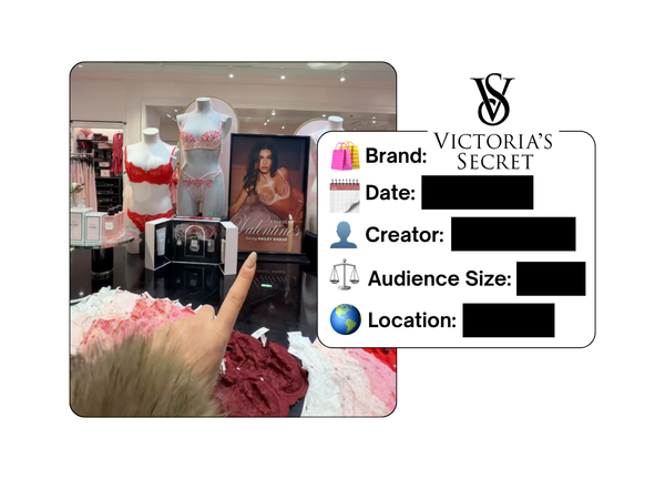 Spotted: Victoria’s Secret in a new paid collab