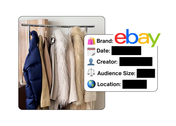 Spotted: eBay in a new paid collab